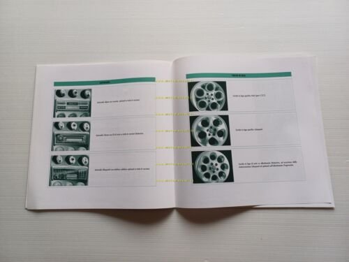 Alfa Romeo 156 modelli 2000-01 2 depliant italiano