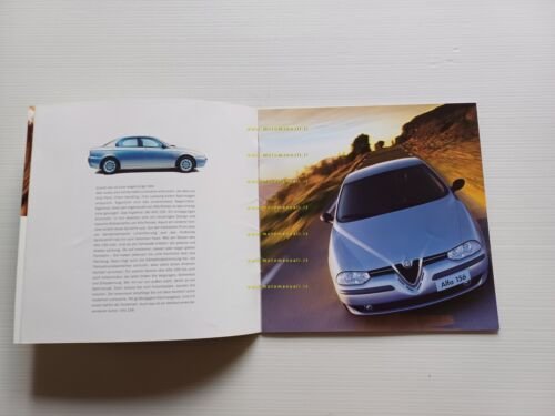 Alfa Romeo 156 modelli 2000-01 2 depliant italiano
