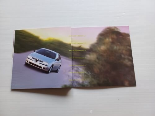 Alfa Romeo 156 modelli 2000-01 2 depliant italiano
