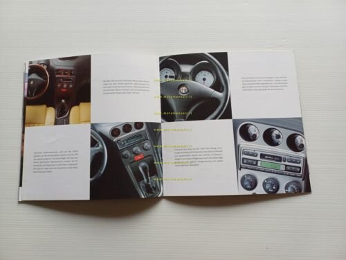 Alfa Romeo 156 modelli 2000-01 2 depliant italiano