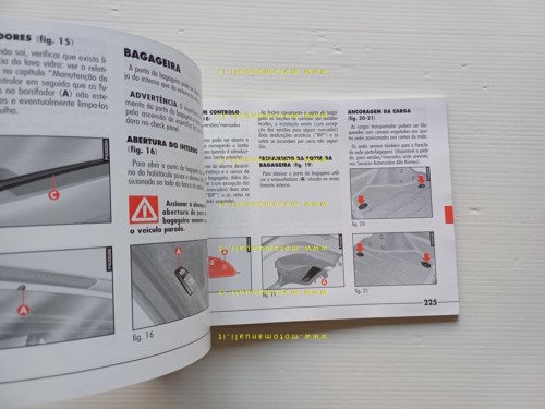 Alfa Romeo 156 modelli 2000 manuale uso manutenzione PORTOGHESE originale