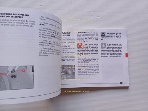 Alfa Romeo 156 modelli 2000 manuale uso manutenzione PORTOGHESE originale