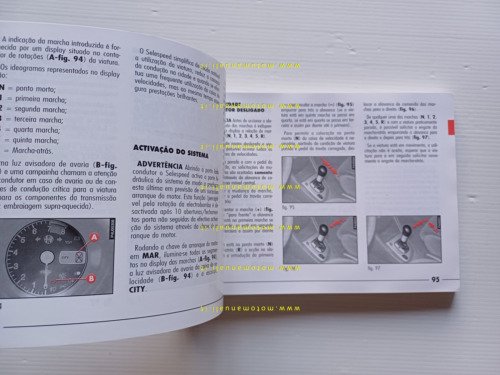Alfa Romeo 156 modelli 2000 manuale uso manutenzione PORTOGHESE originale