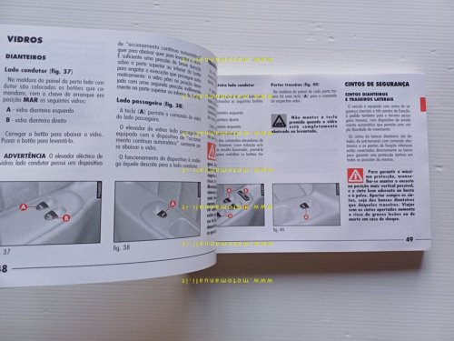 Alfa Romeo 156 modelli 2000 manuale uso manutenzione PORTOGHESE originale