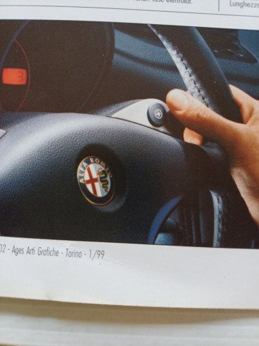 Alfa Romeo 156 Selespeed 1999 depliant originale italiano