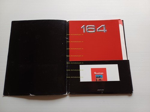 Alfa Romeo 164 1987 cartella stampa originale press kit