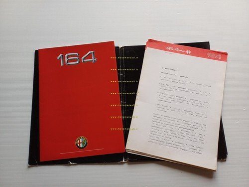 Alfa Romeo 164 1987 cartella stampa originale press kit