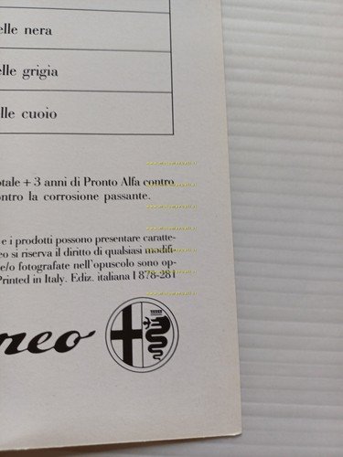 Alfa Romeo 164 1987 cartella stampa originale press kit