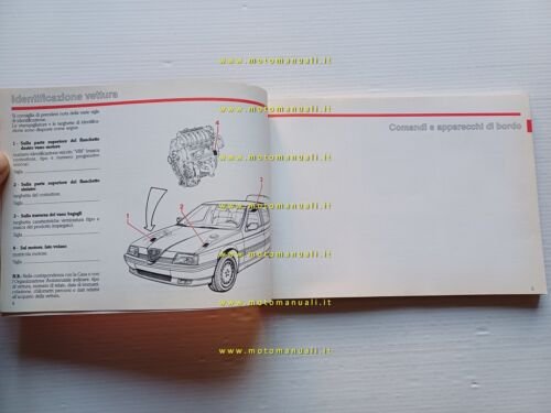 Alfa Romeo 164 3.0 V6 Quadrifoglio 1990 manuale uso manutenzione …