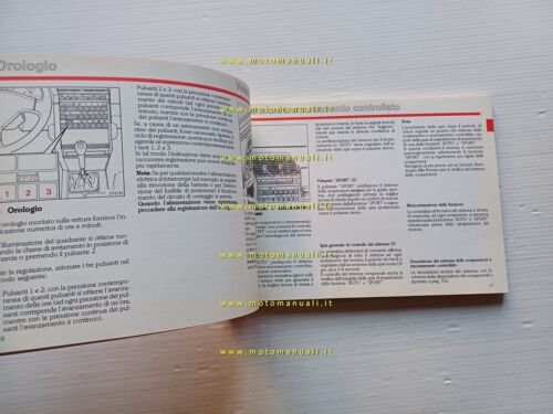 Alfa Romeo 164 3.0 V6 Quadrifoglio 1990 manuale uso manutenzione …