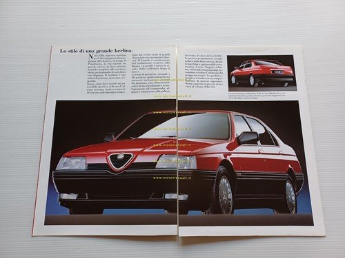 Alfa Romeo 164 modelli 1994 depliant italiano originale
