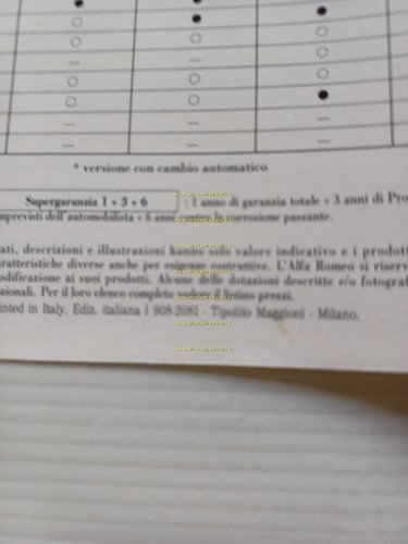 Alfa Romeo 164 modelli 1994 depliant italiano originale