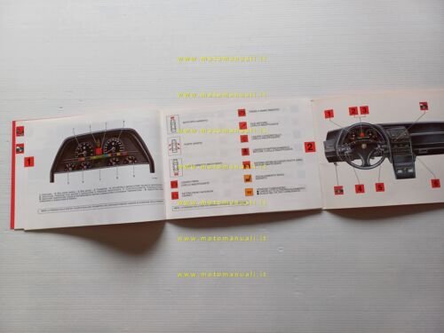 Alfa Romeo 164 Super Informazioni Pronto Impiego 1992 ALLEGATO manuale …