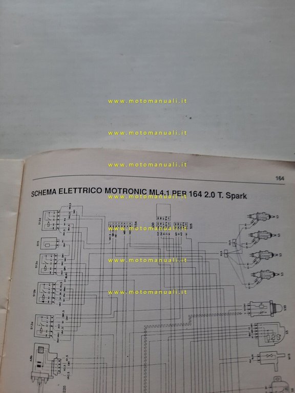 Alfa Romeo 164 T.Spark-V6 3.0 Catalitica 1988 VARIANTI manuale officina