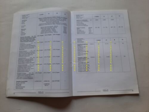 Alfa Romeo 164 T.Spark-V6-Quadrifoglio 1992 Product Bulletin manuale no depliant