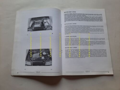 Alfa Romeo 164 T.Spark-V6-Quadrifoglio 1992 Product Bulletin manuale no depliant