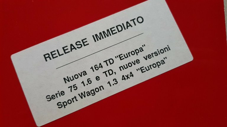 Alfa Romeo 164 TD Europa - Sport Wagon 4x4 1.3 …