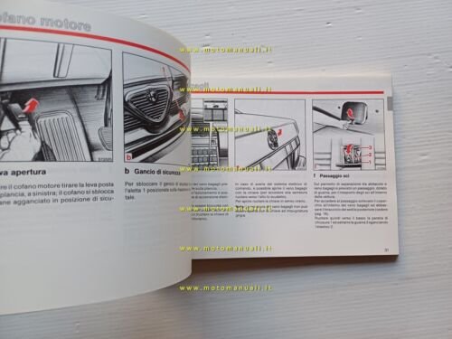 Alfa Romeo 164 Turbo 1988 manuale uso manutenzione originale