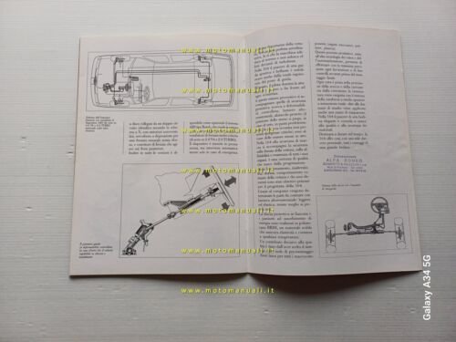 Alfa Romeo 164 tutti modelli 1987 depliant originale italiano