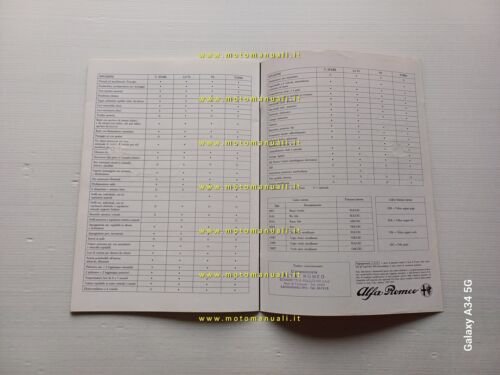Alfa Romeo 164 tutti modelli 1987 depliant originale italiano
