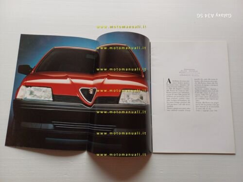 Alfa Romeo 164 tutti modelli 1987 depliant originale italiano