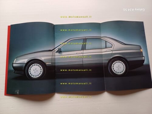 Alfa Romeo 164 tutti modelli 1987 depliant originale italiano
