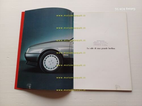 Alfa Romeo 164 tutti modelli 1987 depliant originale italiano