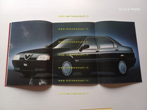 Alfa Romeo 164 tutti modelli 1987 depliant originale italiano