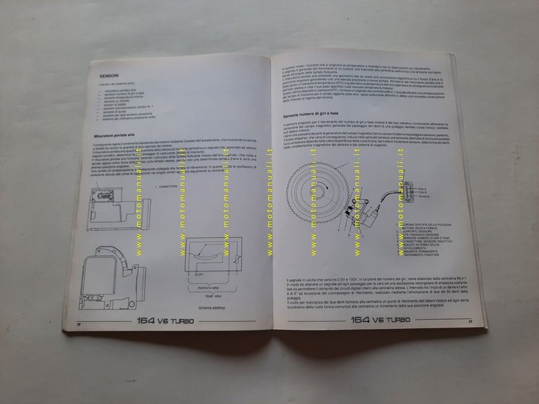 Alfa Romeo 164 V6 Turbo 1990 Product Bulletin manuale no …