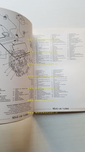 Alfa Romeo 164 V6 Turbo Catalitica 1990 Product Bulletin manuale …