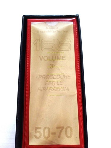 Alfa Romeo 166 1998-99 manuale officina originale Procedure Riparazioni vol. …