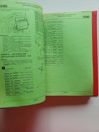 Alfa Romeo 166 1998-99 manuale officina originale Procedure Riparazioni vol. …