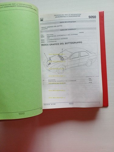 Alfa Romeo 166 1998-99 manuale officina originale Procedure Riparazioni vol. …