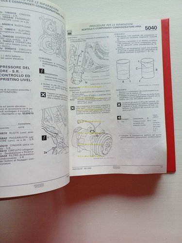 Alfa Romeo 166 1998-99 manuale officina originale Procedure Riparazioni vol. …