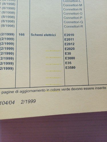 Alfa Romeo 166 1998-99 manuale officina Tutti gli Schemi Elettrici …