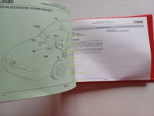 Alfa Romeo 166 1998-99 manuale officina Tutti gli Schemi Elettrici …