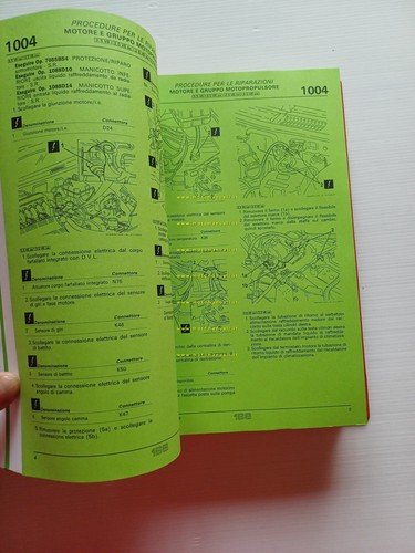Alfa Romeo 166 1998 manuale officina procedure per riparazioni originale …