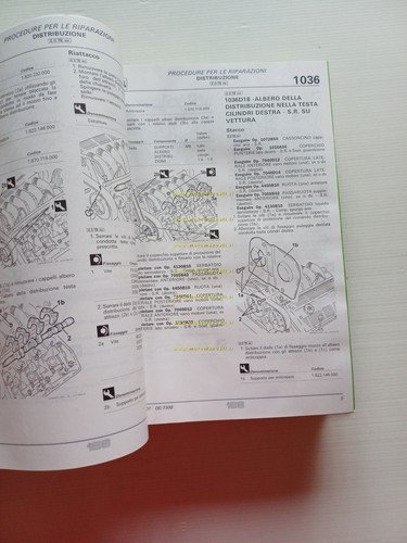 Alfa Romeo 166 1998 manuale officina procedure per riparazioni originale …