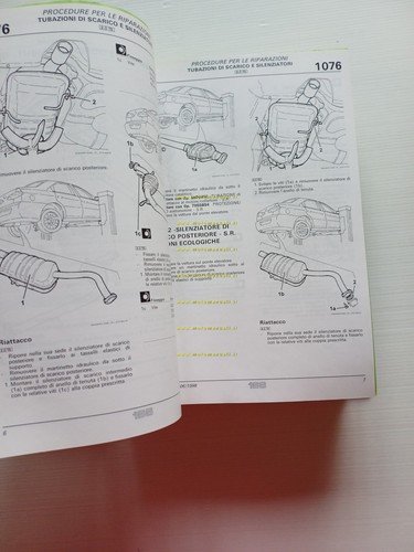 Alfa Romeo 166 1998 manuale officina procedure per riparazioni originale …