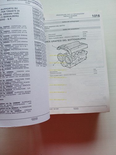 Alfa Romeo 166 1998 manuale officina procedure per riparazioni originale …