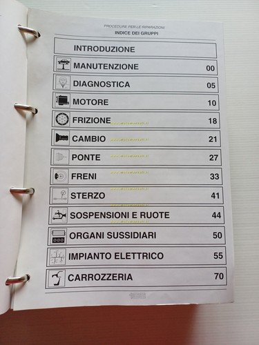 Alfa Romeo 166 1998 manuale officina procedure per riparazioni originale …