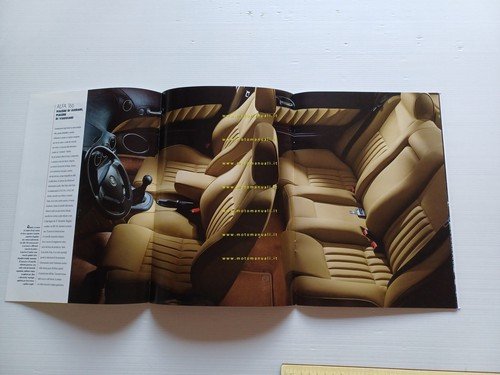 Alfa Romeo 166 modelli 1999 depliant italiano originale