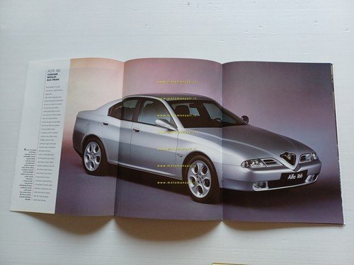 Alfa Romeo 166 modelli 1999 depliant italiano originale