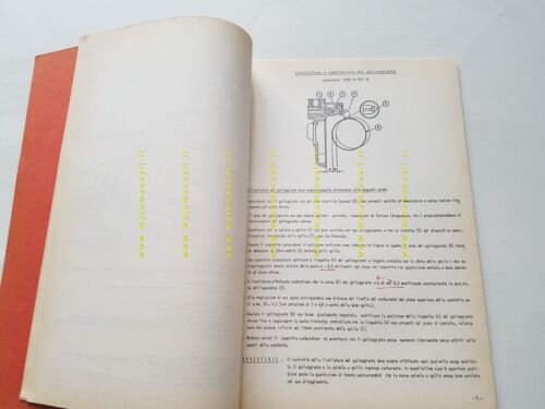 Alfa Romeo 1750-GT Spider Veloce '68 manuale officina caratteristiche tecniche