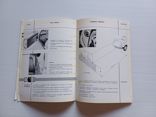 Alfa Romeo 1750 Spider Veloce 1968 ALLEGATO manuale uso manutenzione …