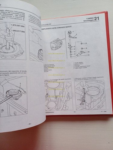 Alfa Romeo 1994-98 manuale officina Revisione Cambio Differenziale Tutti Modelli