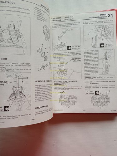 Alfa Romeo 1994-98 manuale officina Revisione Cambio Differenziale Tutti Modelli