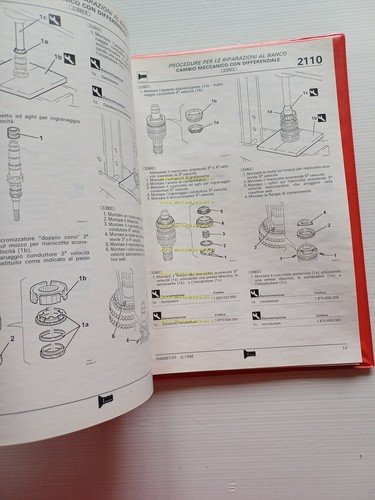 Alfa Romeo 1997-98 manuale officina Cambio Riparazioni al Banco Tutti …