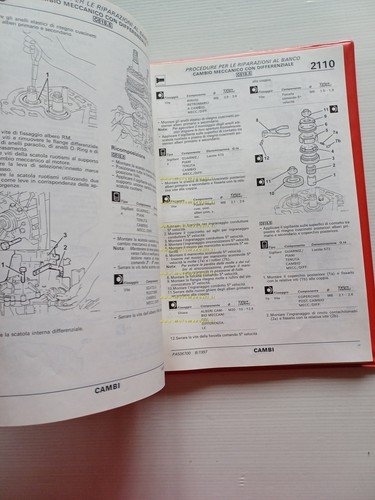 Alfa Romeo 1997-98 manuale officina Cambio Riparazioni al Banco Tutti …
