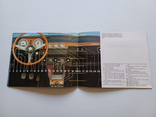 Alfa Romeo 2000 1971 Berlina depliant italiano originale